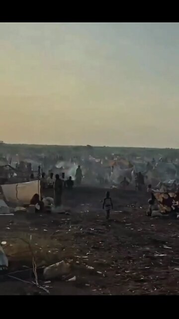 ❗️The situation in one of the refugee camps in Sudan