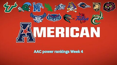 Week 4 AAC power rankings and games