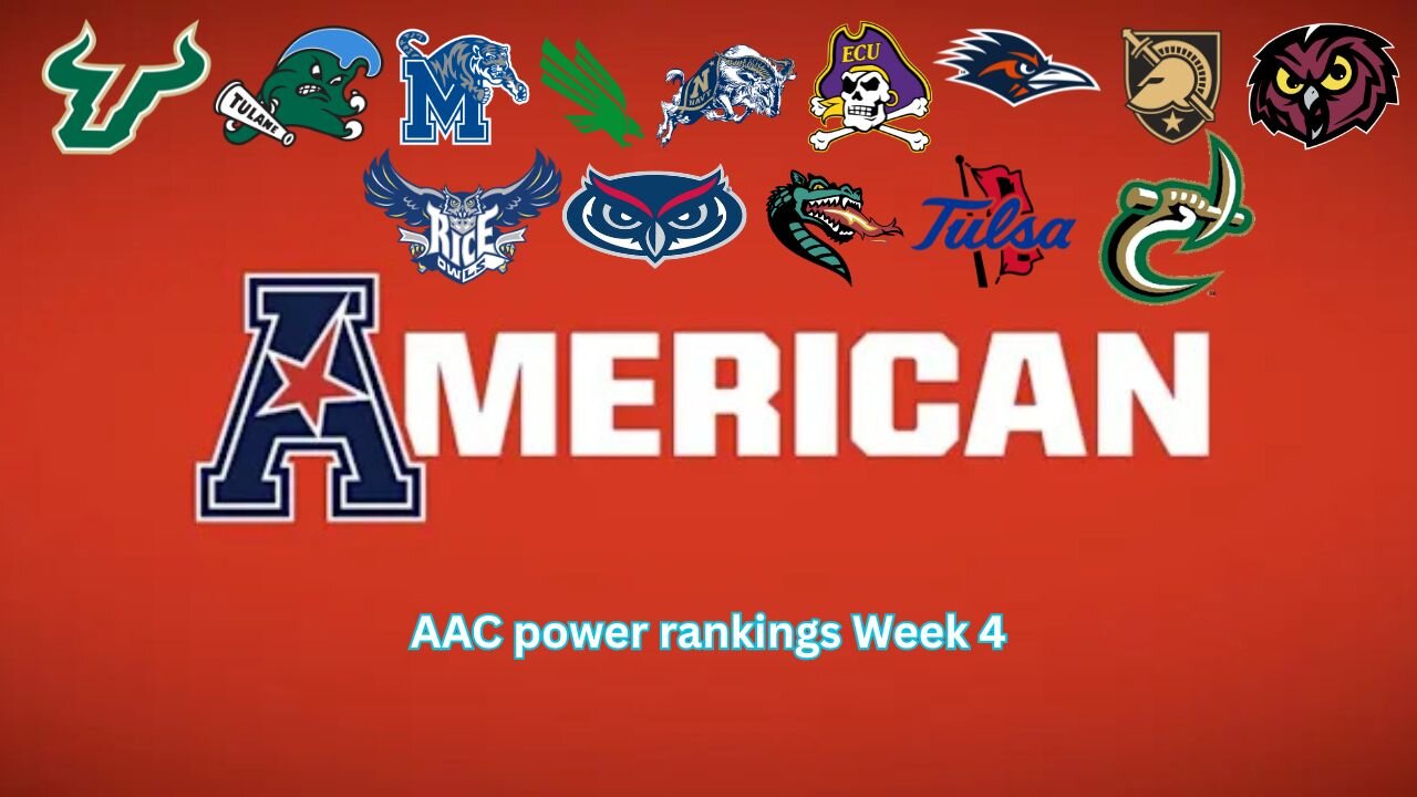 Week 4 AAC power rankings and games
