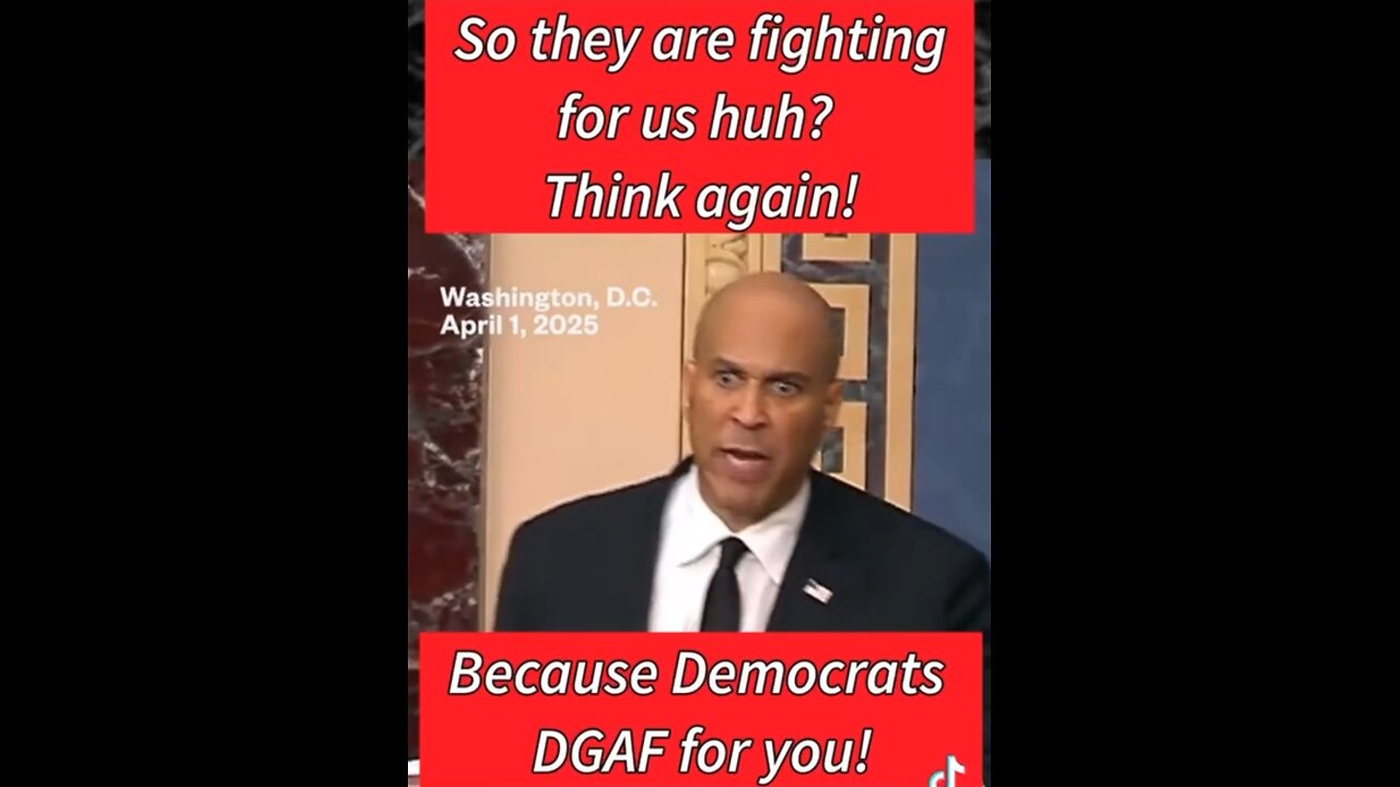 Corey Booker looks unhinged wanting your tax dollars with no remorse