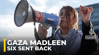 Israel deports six from Gaza aid boat Madleen_ two more still in custody