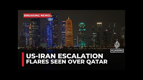 Explosions, flares over Qatar’s capital amid threat of