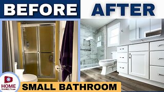 Bathroom Renovation: Small Bathroom Gets a Major Makeover
