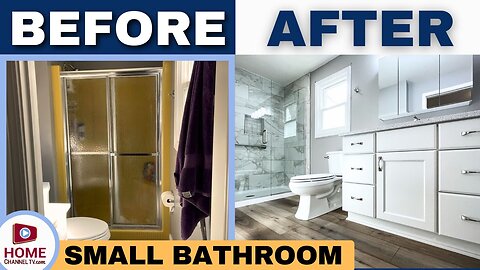 Bathroom Renovation: Small Bathroom Gets a Major Makeover