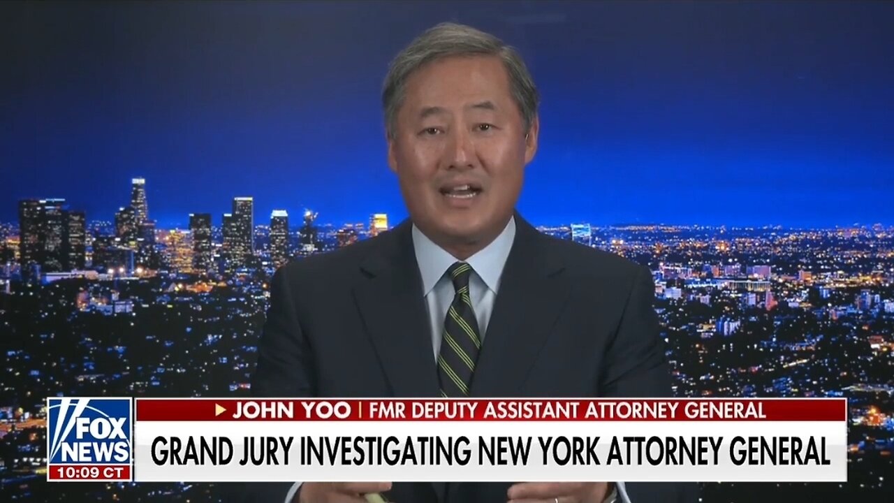 John Yoo: Letitia James Was Using State Law To Interfere With Federal Election