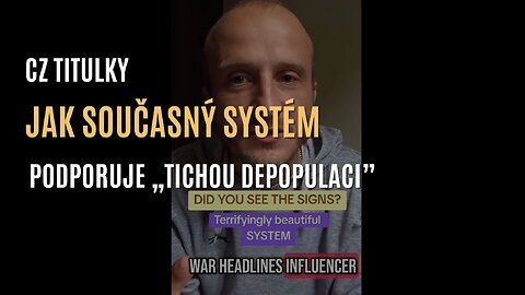 Jak současný systém podporuje „tiché vylidňování” obyvatelstva (CZ TITULKY)