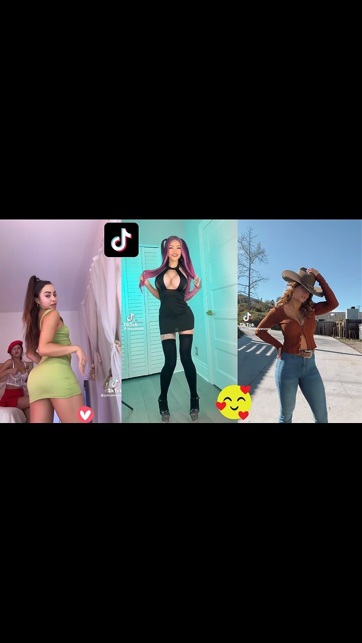 Hot cute girls dancing, no panties compilation