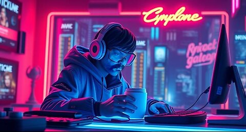 Morning coffee and gaming