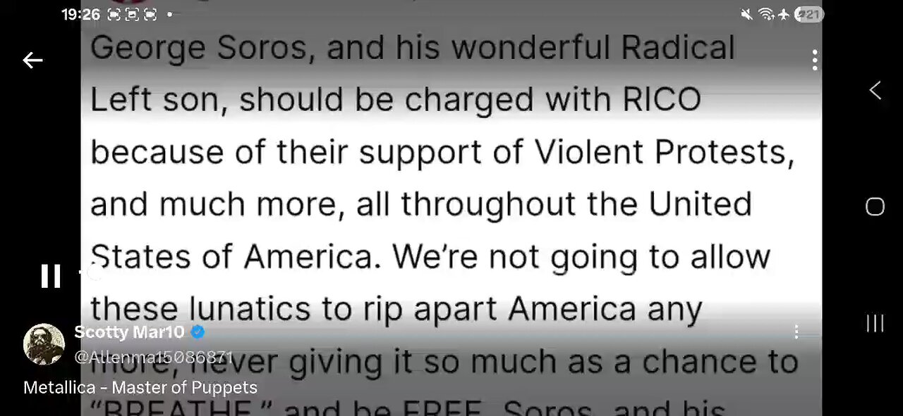 Q posts : George Soroz interview