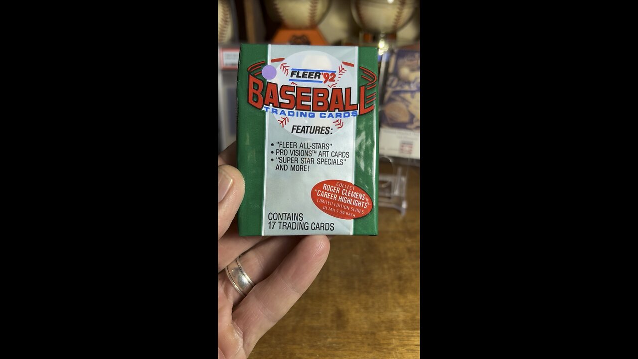 1992 #fleer #baseballcards #junkwax #packopening #halloffamer