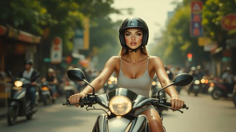 Victoria Valemorre - Motorbike Ride - Hanoi, Vietnam