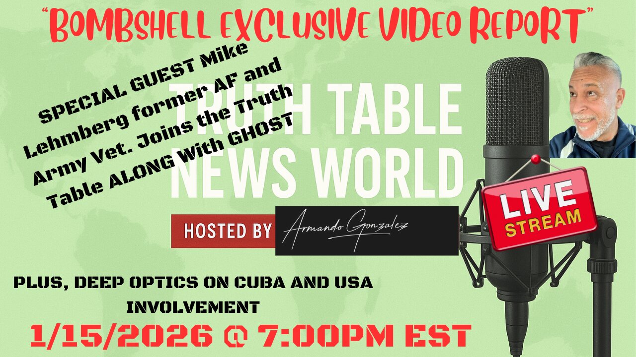 "BOMBSHELL EXCLUSIVE VIDEO REPORT"