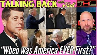 TALKING BACK with Matt | The Last Time a US President Stood up Against the Zionists was in 1963