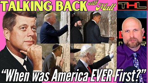 TALKING BACK with Matt | The Last Time a US President Stood up Against the Zionists was in 1963
