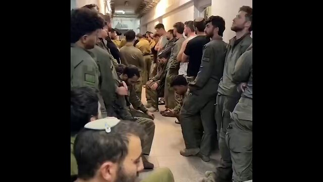 All the officers and soldiers are in shelters… An entire army underground — like rats.