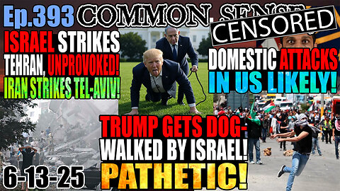 Ep.393 Israel Strikes Iran! Iran Strikes Israel! Trump Dog-Walked By Netanhayu! The Beginning Of The End Of MAGA? $550M USAID Bribery Scandal! Bilderberg OPENLY PLOTS Depopulation!