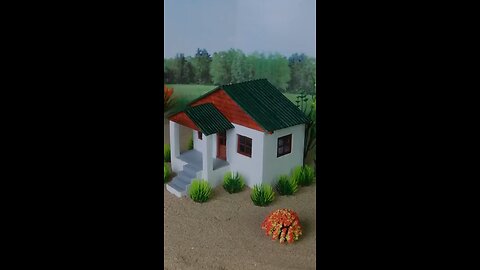 How I Built a Mini House on a Budget! Unbelievable! #vfuho #diy #miniature #house