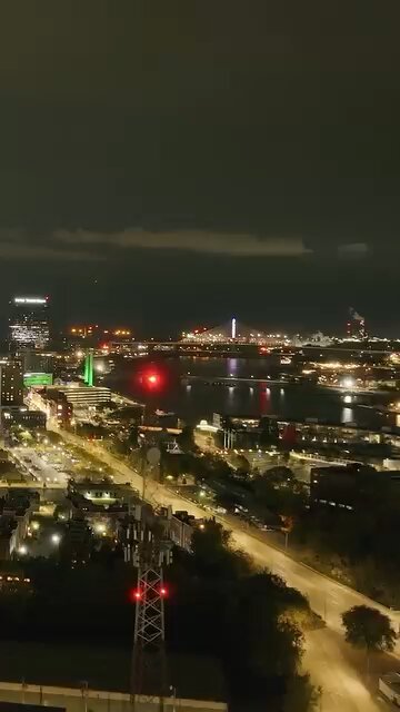 Possible UFO captured in downtown Toledo on 10/12/24