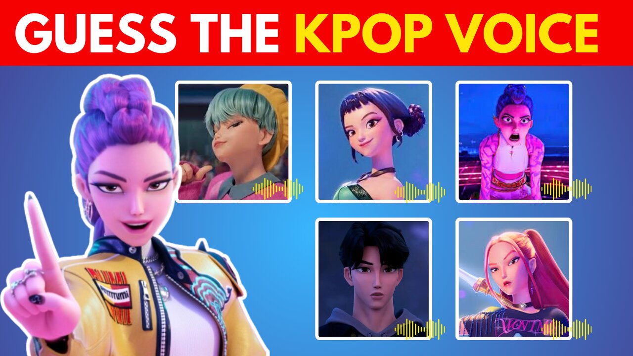 🎤 Guess the K-Pop Demon Hunters by Their EPIC Voices! 🔥 HUNTR/X vs. Saja Boys Challenge
