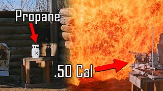 Shooting Propane Tanks = Exploding Fireballs?? - Ballistic High-Speed