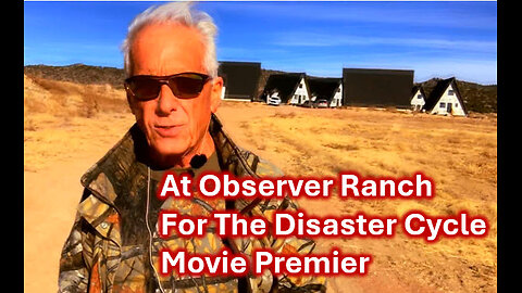 Attending the Premier of The Disaster Cycle movie.