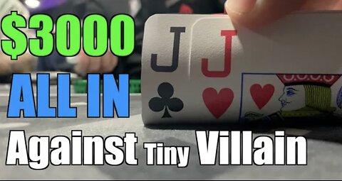 ALL IN w_My Favorite Hand In $3000 Pot Vs Nemesis!! Montreal Poker Is WILD! Poker Vlog Ep 279