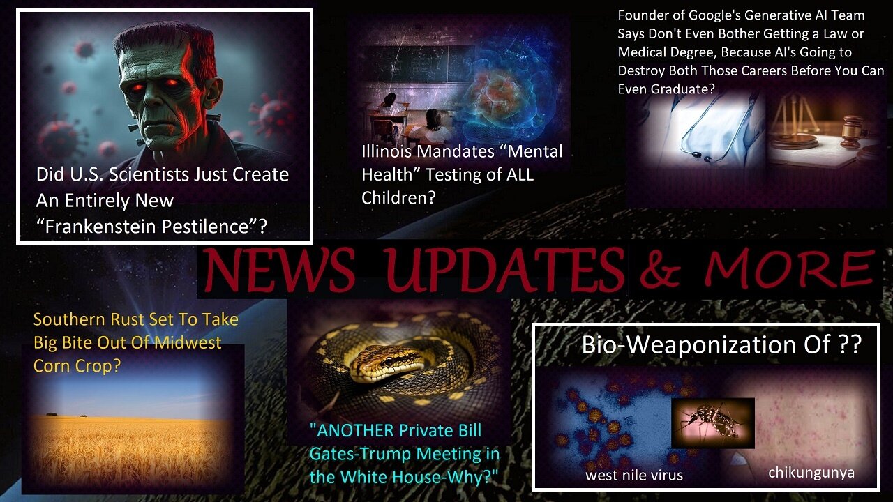 US Scientist Create A Frankenstein Virus? Nature Chaos or Bio-weaponized? & Much More