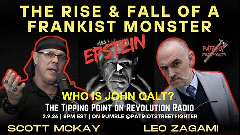 PATRIOT STREET FIGHTER W/ Leo Zagami | The Rise & Fall of a Frankist Monster (Epstein)