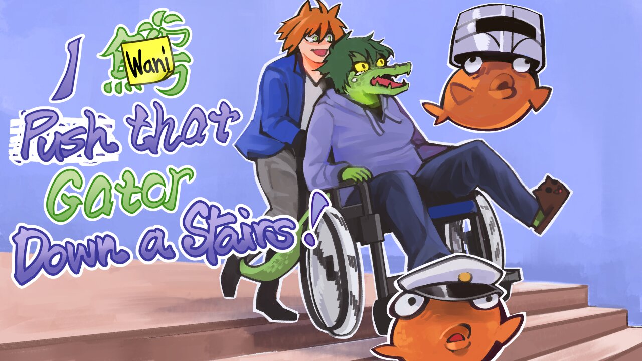 🐊I Am Not A SCALIE🐊【I Wani Hug that Gator!】