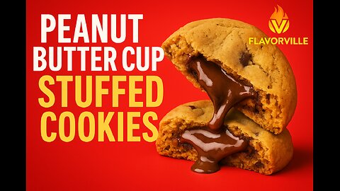 Peanut Butter Cup Stuffed Cookies – FlavorVille Viral Hack