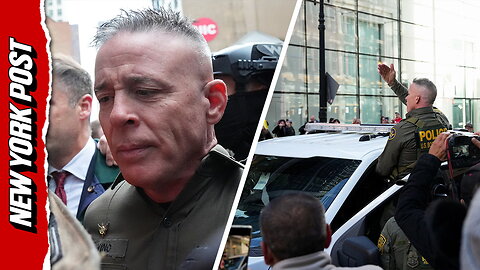 Protesters harass Border Patrol Commander Greg Bovino as he leaves court