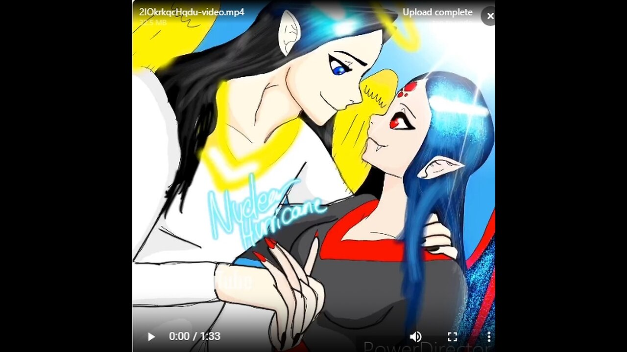 Oc speedpaint the vampire and the archangel