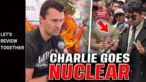 Let's Review Together - Charlie Kirk - Charlie Kirk Destroys Lib Defending MS13 Gang Member