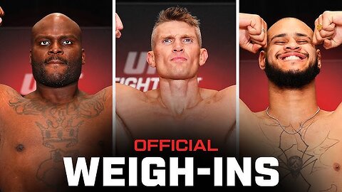 Lewis vs Teixeira Weigh-Ins | UFC Nashville