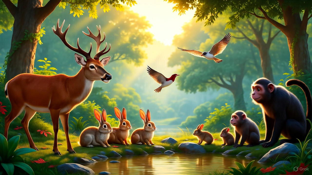 The Jungle Story: Fire and Wisdom in hindi