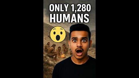 Only 1,280 Humans Were Left on Earth! 😱