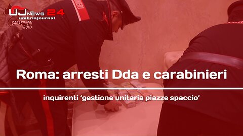 Roma: arresti Dda e carabinieri inquirenti ‘gestione unitaria piazze spaccio’