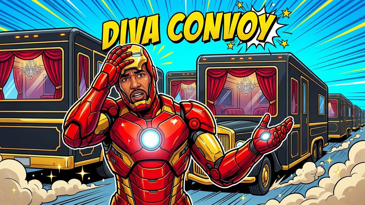 RDJ Called Out On Avengers Set… Diva Convoy?!