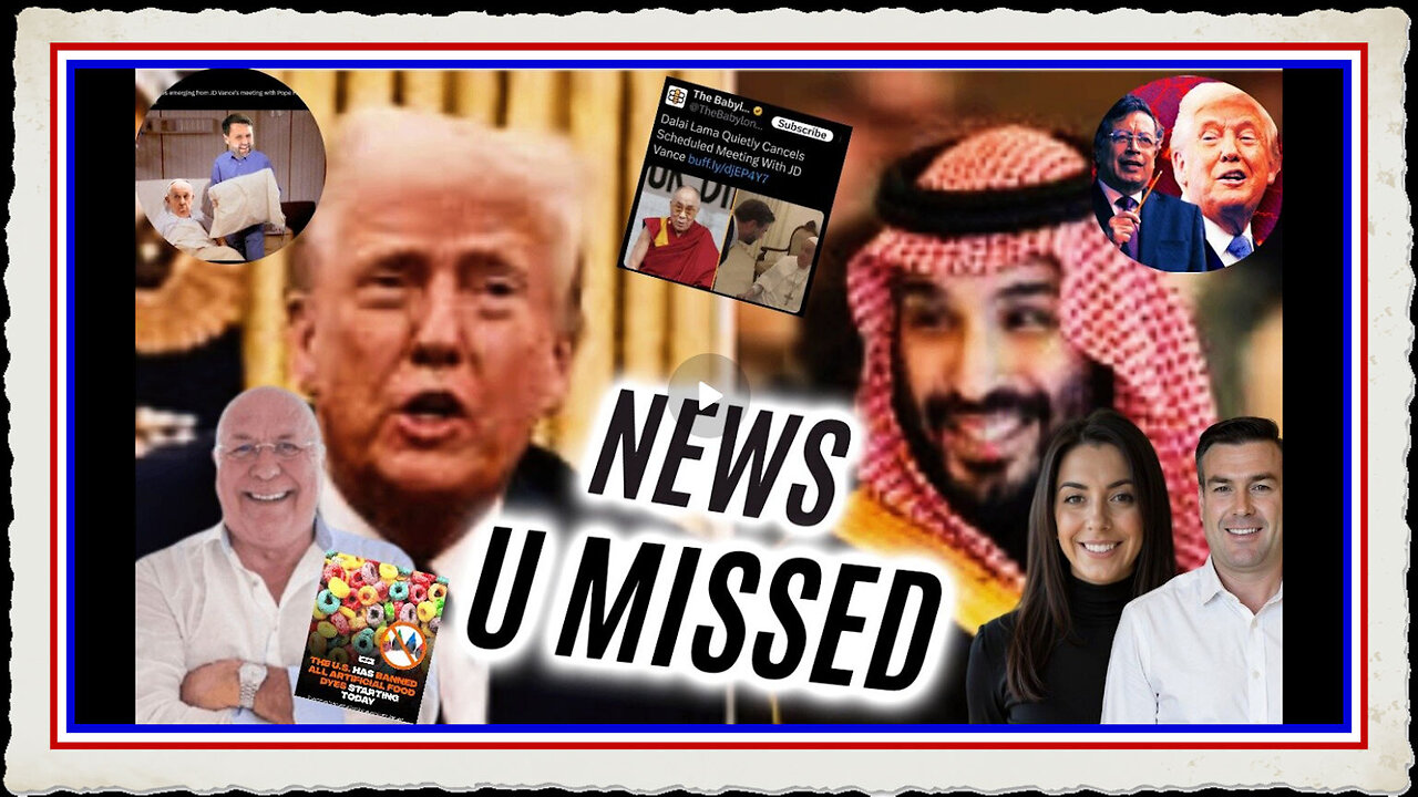 CHARLIE WARD DAILY NEWS WEDNESDAY 23RD APRIL 2025 WITH DREW DEMI