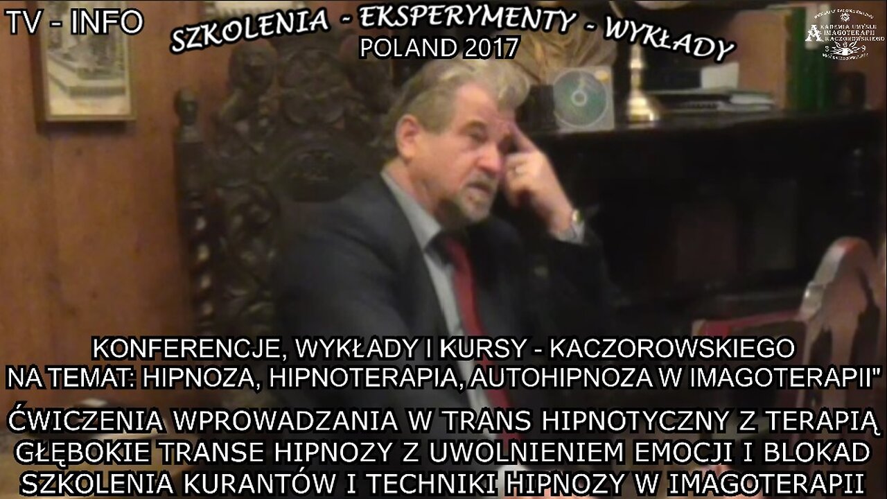 ĆWICZENIA WPROWADZANIA W TRANS HIPNOTYCZNY Z TERAPIĄ. GŁĘBOKIE TRANSE HIPNOZY Z UWOLNIENIEM EMOCJI I BLOKAD