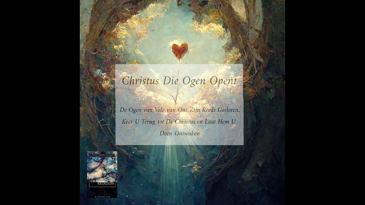 Christus Die Ogen Opent