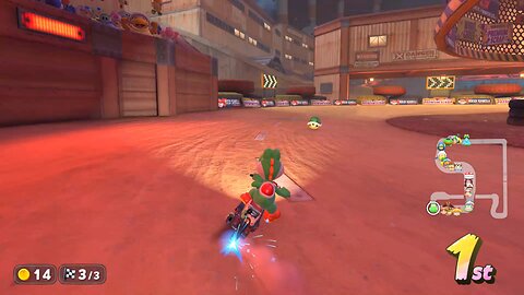 getting first place in Mario Kart World