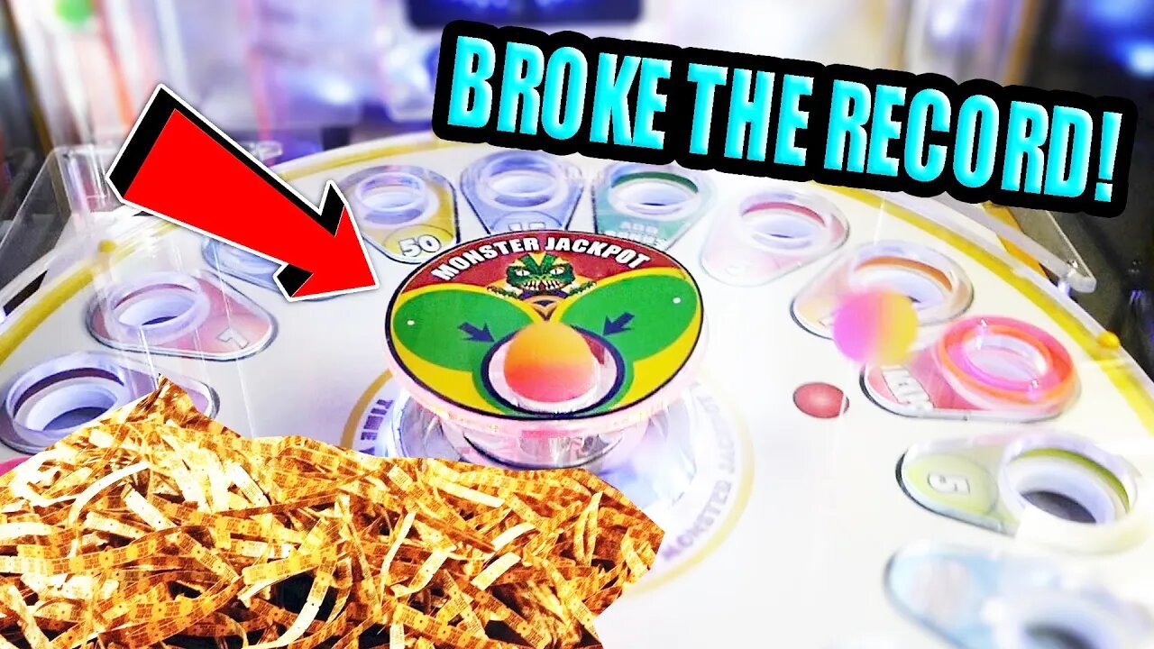 Record Breaking WIN at the Arcade!