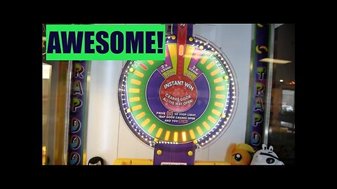 AWESOME TRAP DOOR ARCADE GAME WINS!