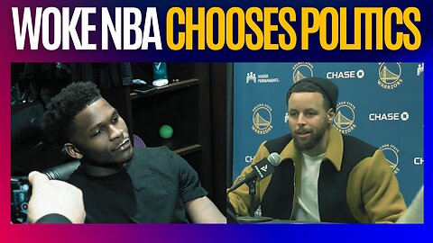 Woke NBA Never Learns | Anthony Edwards Steph Curry Forced to Endorse Liberal Protesters