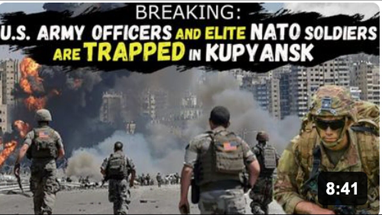Russian Marines surrounded U.S. Army Officers and an Elite NATO Assault Team in KUPYANSK