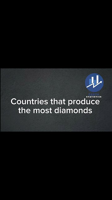 Countries that produce the most diamonds...