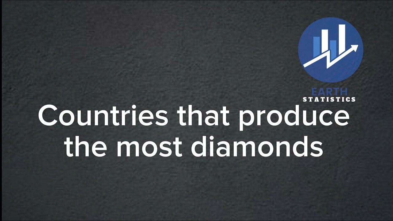 Countries that produce the most diamonds...