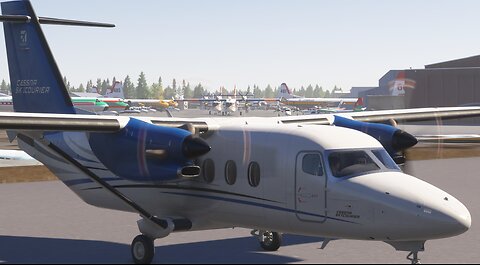 Cessna 408 Sky Courier around Alberta / MSFS 2024