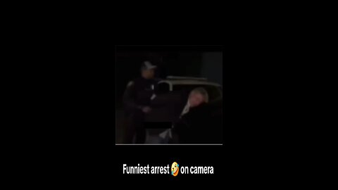 Funniest arrest caught on camera